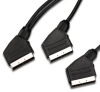 Scart Cable 21 Pin Scart Plug 1 To 2