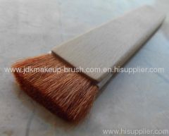 Mini Compact Blush Brush with long wooden handle