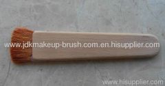 Mini Compact Blush Brush with long wooden handle