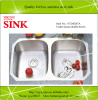 uCPC undermount kitchen stainless steel sink double bowls