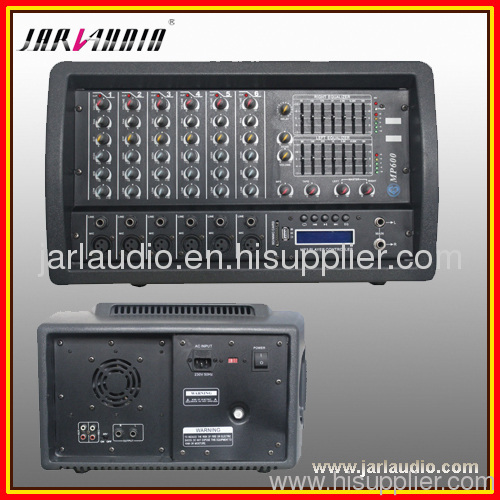 Audio Power Amplifier Mixer with USB/LCD/SD