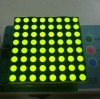 2.0&quot; 8 x 8 green dot matrix led display 50.8 x 50.8 mm
