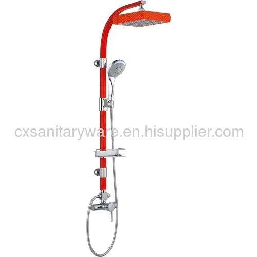 aluminum alloy silding bar shower set feature