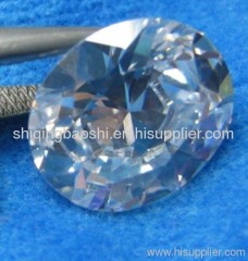 Grade AAAAA cubic zirconia gemstones white and Oval shape