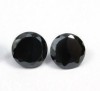 Grade AAAAA cubic zirconia gemstones Black and Round shape