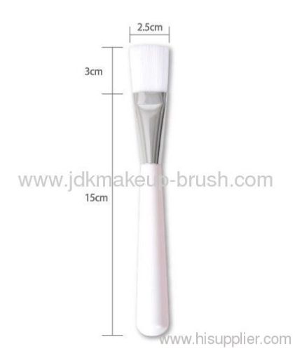 Professional Mask Brush with White Synthetic Hair