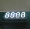 Four digit 0.39&quot; common anode Ultra Bright white 7 segment led clock display for STB