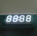 4 digit 0.39" (10mm) white 7 segment led clock display;