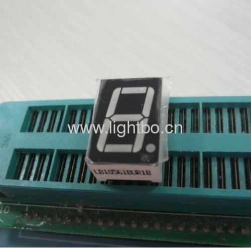 Ultra bright red Single digit 0.56 inch common anode 7 segment led display