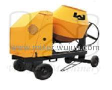 Tilted Cylinder Concrete Mixer