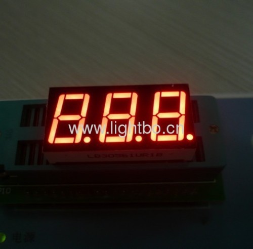 Ultra hellen roten dreistelligen 0,56 Zoll gemeinsame Anode 7-Segment led Anzeige