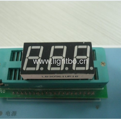 Ultra hellen roten dreistelligen 0,56 Zoll gemeinsame Anode 7-Segment led Anzeige