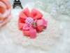 Children Hair accessories, Children Hair ornament Fancy Handmade BYFJ1103 Flower Fabric Hair Clip, Hairpin, Hair Grip