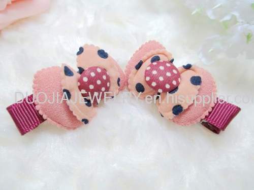 Children Hair accessories, Children Hair ornament BYFJ1104 Butterfly Fabric Hair Clip, Hairpin, Hair Grip fashion