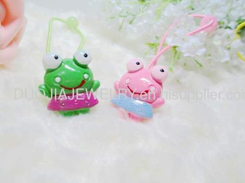 Children Hair accessories, Children Hair ornament DBFS1114 lovely Frog Shape Hair Rubber Band /Hair Elastic Band