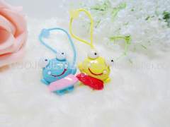 DBFS1114 lovely Frog Shape Hair Rubber Band with Resin