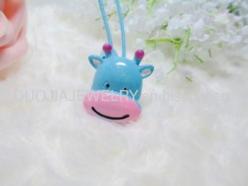 Children Hair accessories, Children Hair ornament DBFS1115 Dairy Cattle Shape Hair Rubber Band Hair Elastic Band