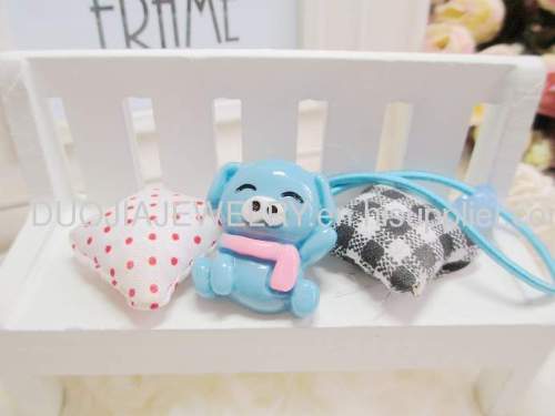 DBFS1117 Lovely Bear shape Rubber Bands hair accessories