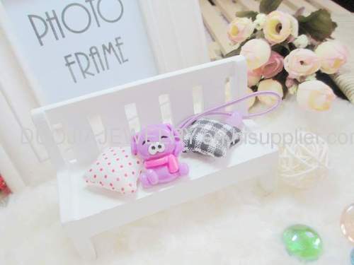 Children Hair accessories, Children Hair ornament Handmade DBFS1117 Lovely Bear shape Rubber Bands/Hair Elastic Bands