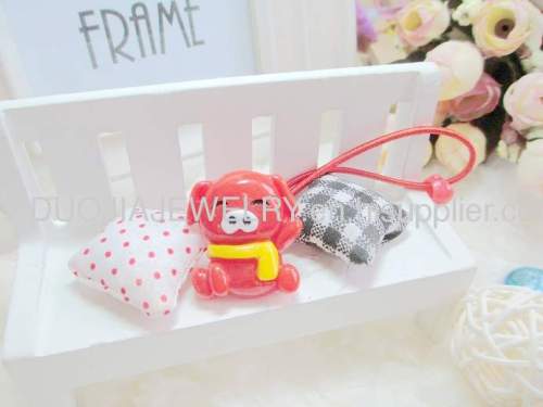 Children Hair accessories, Children Hair ornament Handmade DBFS1117 Lovely Bear shape Rubber Bands/Hair Elastic Bands