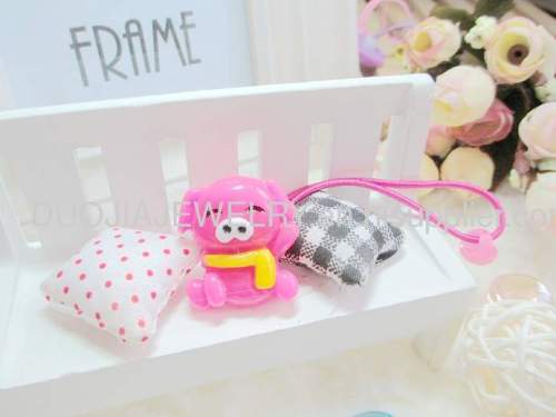 Children Hair accessories, Children Hair ornament Handmade DBFS1117 Lovely Bear shape Rubber Bands/Hair Elastic Bands