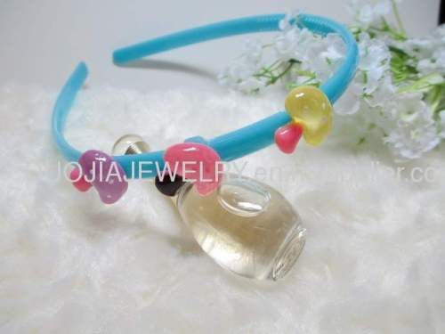 Children Hair accessories, Children Hair ornament 2012 Fancy FG1102 beautiful Mushroom Shape Hair Band /Hair Band