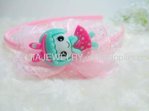 Children Hair accessories, Children Hair ornament 2012 Fancy FG1103 beautiful Girl Shape Hair Band esign /Hair Band