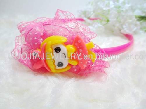 Children Hair accessories, Children Hair ornament 2012 Fancy FG1103 beautiful Girl Shape Hair Band esign /Hair Band