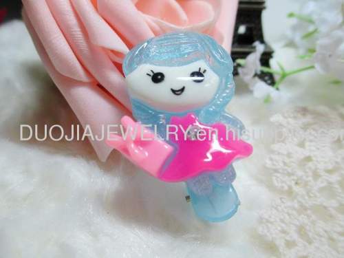 Children Hair accessories, Children Hair ornament YZJ1103 Lovely Girl Shape Hair Clip, Hairpin, Hair Grip