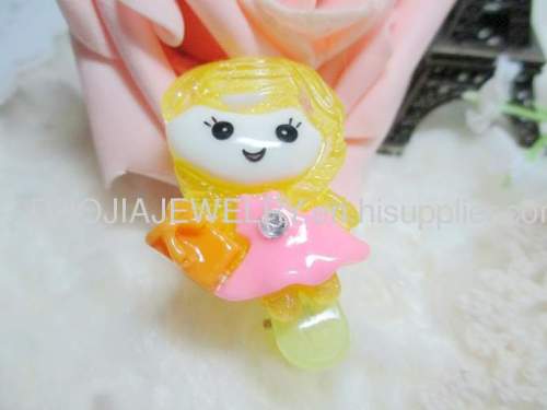 Children Hair accessories, Children Hair ornament YZJ1103 Lovely Girl Shape Hair Clip, Hairpin, Hair Grip