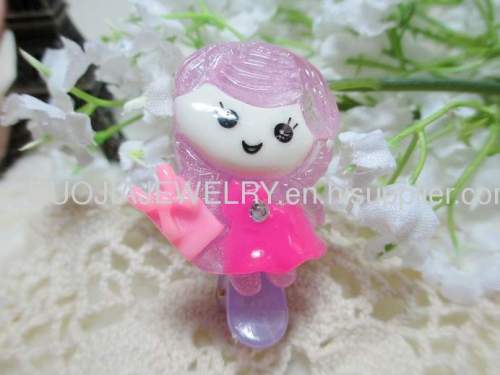 Children Hair accessories, Children Hair ornament YZJ1103 Lovely Girl Shape Hair Clip, Hairpin, Hair Grip