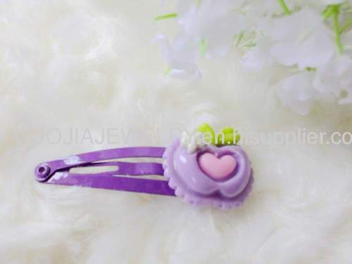 Children Hair accessories, Children Hair ornament ZBBJ011 Apple shape BB Hairpin/Hair Clip/Hair Grip for girls