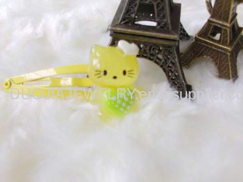 Cute Handmade ZBBJ015 Kitty cat BB Hairpin/Hair Clip/Hair Grip for girls