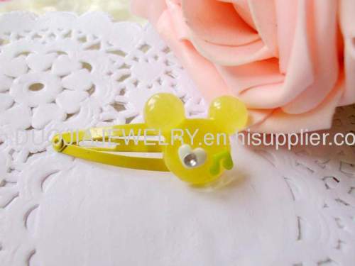 Handmade ZBBJ020 Cute Mickey Head Shape BB Hairpin/Hair Clip/Hair Grip for girls