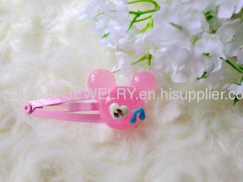 Handmade ZBBJ020 Cute Mickey Head Shape BB Hairpin/Hair Clip/Hair Grip for girls