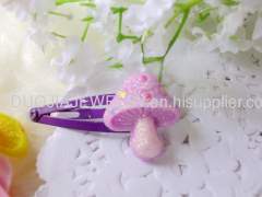 Fancy Handmade ZBBJ021 Cute Mushroom Shape BB Hairpin/Hair Clip/Hair Grip for girls
