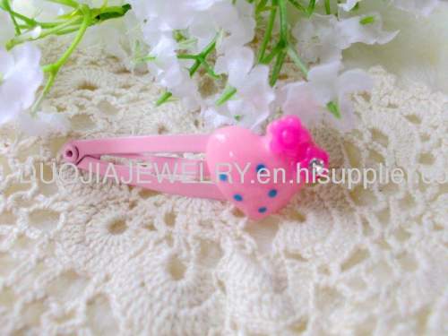 Lovely Handmade ZBBJ022 Heart Shape BB Hairpin/Hair Clip/Hair Grip for girls