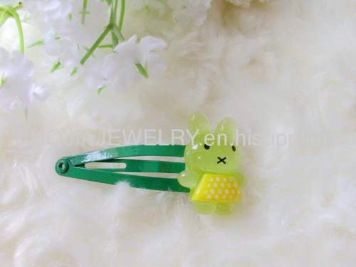 Lovely Handmade ZBBJ023 Rabbit Shape BB Hairpin/Hair Clip/Hair Grip with multicolor