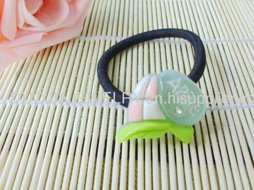 Hair accessories, Hair ornament Nice DFS003 Fruit Shape Resin Hair Rubber Bands,Hair Elastic Bands