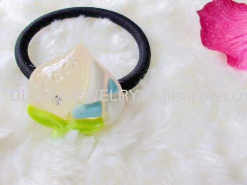 Hair accessories, Hair ornament Hand Made DFS004 Resin Hair Rubber Bands,Hair Elastic Bands