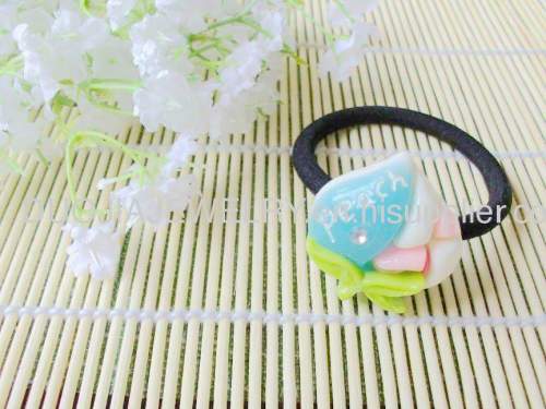 Hair accessories, Hair ornament Hand Made DFS004 Resin Hair Rubber Bands,Hair Elastic Bands