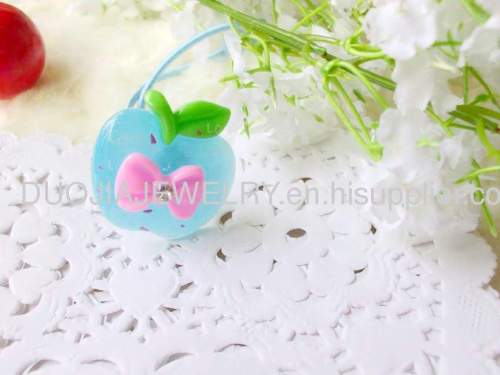 Fruit Shape Resin Hair Rubber Band /Hair Elastic Band