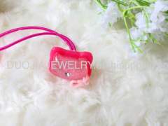 Kitty Cat Shape Resin Hair Rubber Band /Hair Elastic Band