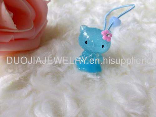 Beautiful Handmade DFS024 Cute Cat Shape Resin Hair Rubber Band Children Hair accessories, Children Hair ornament