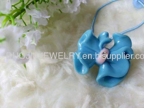 Bowknot Shape Resin Hair Rubber Band /Hair Elastic Band