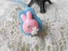 Children Hair accessories, Children Hair ornament DFS029 Cute Rabbit Shape Resin Hair Rubber Band /Hair Elastic Band