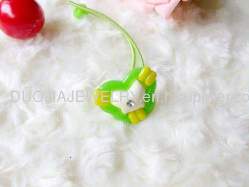 Children Hair accessories, Children Hair ornament DFS030 Butterfly Shape Resin Hair Rubber Band /Hair Elastic Band