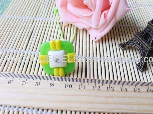 Children Hair accessories, Children Hair ornament DFS031 Square Shape Resin Hair Rubber Band /Hair Elastic Band