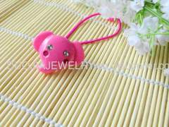 Children Hair accessories, Children Hair ornament DFS038 Elephant Resin Rubber Band /Hair Elastic Band for Girls