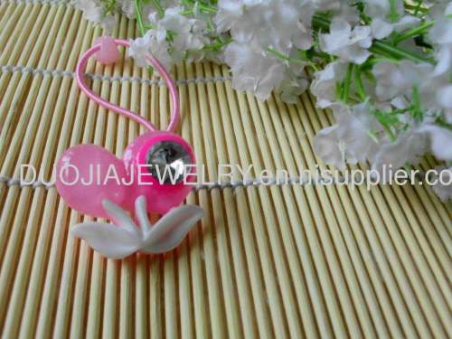 Fruit Shape Resin Rubber Band /Hair Elastic Band